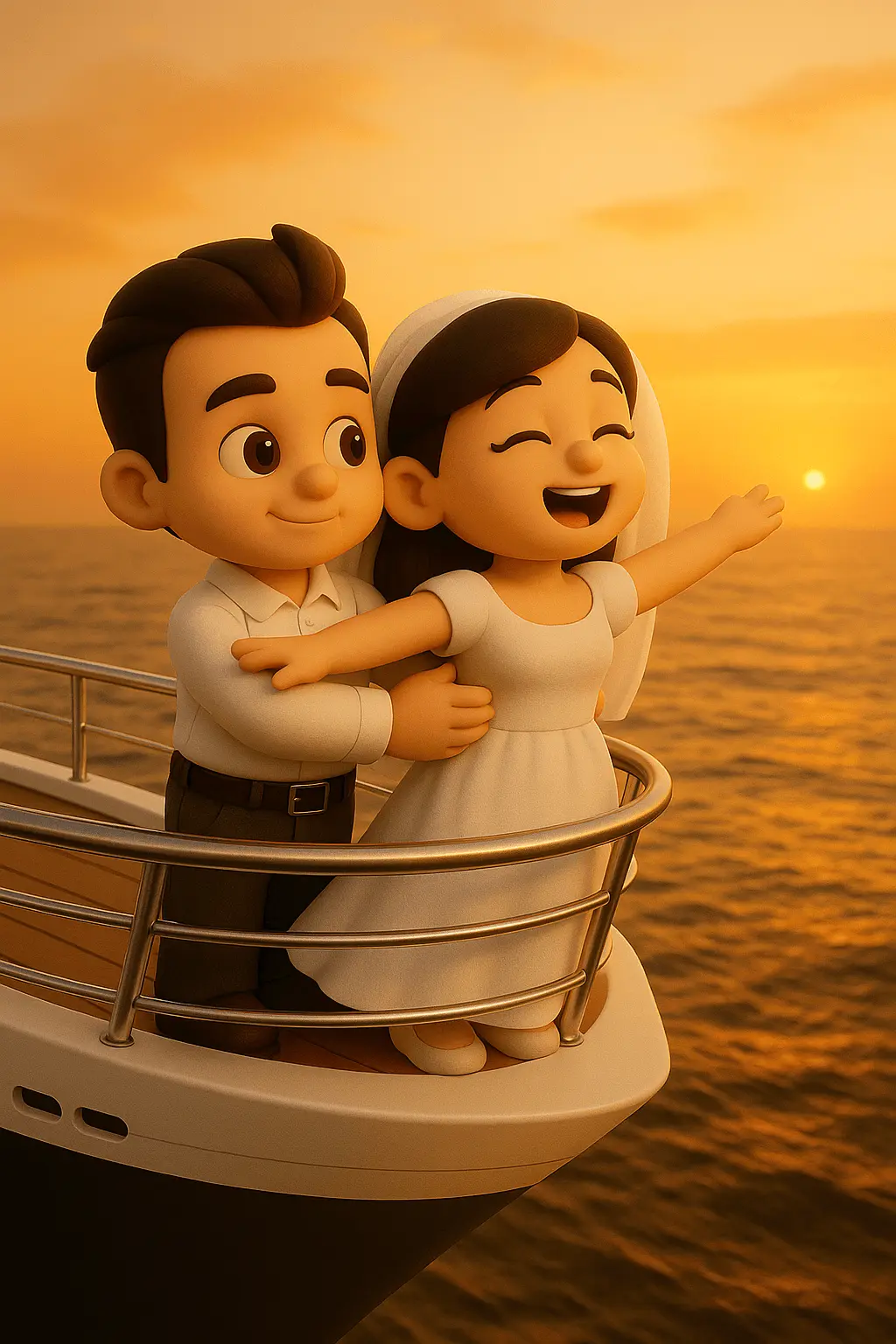 "Titanic" Pose Parody - nano banana prompt